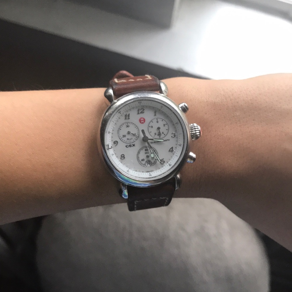 Michele Watch Leather Band - RARE